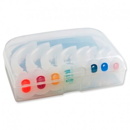 Set de canulas desechables orofaringeas de Guedel Mayo, Life Rescue.