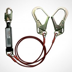Eslinga de detención de caídas tipo Y en cable con absorbedor Orbit.