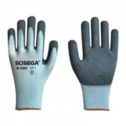 Guantes en algodón recubierto nitrilo Sandy N3401 Sosega.