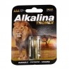 Baterías o pilas alkalina AAA por par, producto importado.