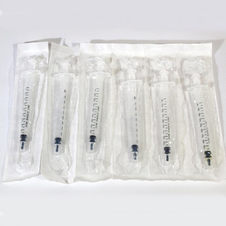 Jeringa de 1 ml, paquete por 100 unidades, blister.