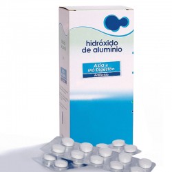 Hidróxido de aluminio, caja por 100 unidades.
