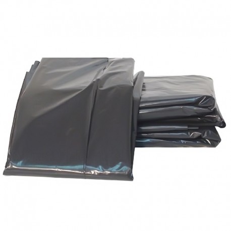 Bolsa gris industrial para residuos, paquete por 10 unidades.