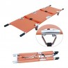 Camilla plegable en estructura tubular de aluminio, lona impermeable, Producto importado.