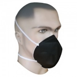 Mascarilla respirador cuatro capas, blanca o negra. Producto importado.