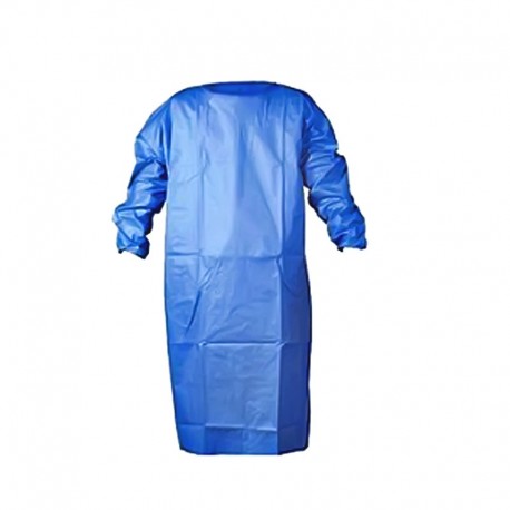 Delantal Desec, bolsa por 10 uds, tejido, L, azul, LG 403.