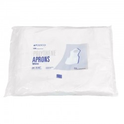 Delantal Desec, bolsa por 10 uds, tejido, blanco, LG 351.