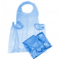 Delantal Desec, bolsa por 10 uds, tejido, azul, antifluidos.