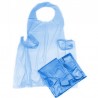 Delantal Desec, bolsa por 10 uds, tejido, azul, antifluidos.