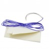 Aguja con hilo Catgut absorbible natural 38 mm, 1/2 circle, 75 cm, redonda.