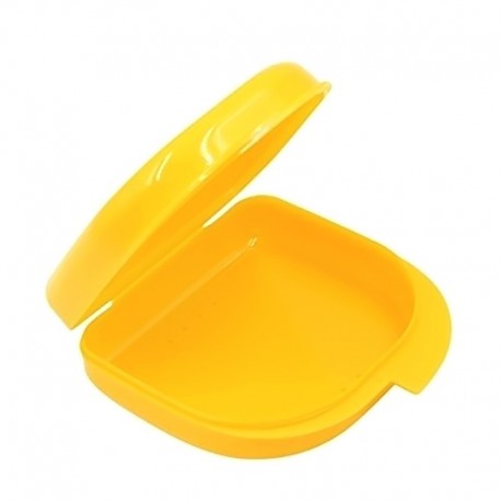 Caja de ortodoncia pequeña melón.