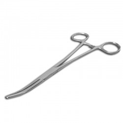 Pinzas Kelly recta para ginecología de 27cms.