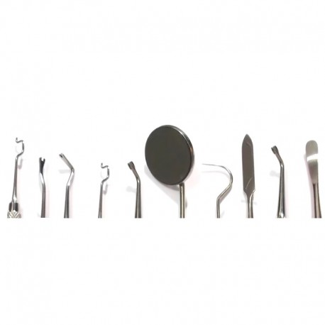 Kit para operatoria de 10 instrumentos.