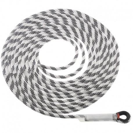 Línea de trabajo en cuerda estática 7/16 o 11mm x 170mts con acople o ponchado.