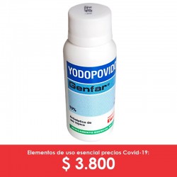 Yodopovidona solución por 120 ml.