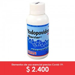 Yodopovidona espuma por 60 ml.