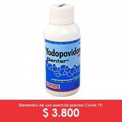 Yodopovidona espuma por 120 ml.