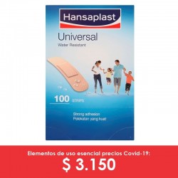 Curas o venditas adhesivas estandar. Caja por 100 unidades.