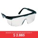 Gafas tipo Tomahawk sencilla, lente claro y lente oscuro, producto importado.