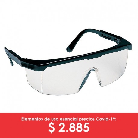 Gafas tipo Tomahawk sencilla, lente claro y lente oscuro, producto importado.