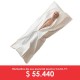 Bolsa embalaje cadáveres poliester negro o blanco calibre 8, cierre vertical norma sanitaria.