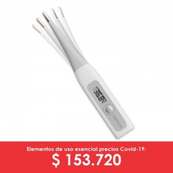 Termómetro digital punta flexible adulto, caja de 10 unidades, Invima. Producto importado.