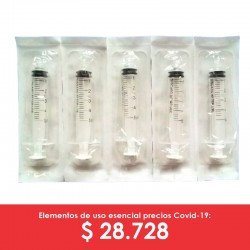 Jeringa de 10 ml, paquete 100 unidades blister. Invima Producto importado.