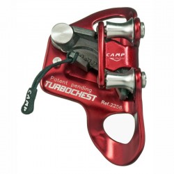 Bloqueador ventral ligero y compacto, sistema de poleas para cuerdas de 8 a 13mm. Camp Safety