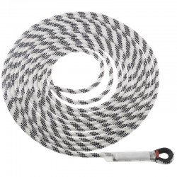 Línea de vida vertical en cuerda estática 1/2 o 13mm x 130mt con acople o ponchado.