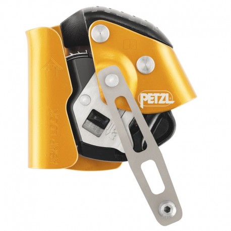 Anticaidas deslizante para cuerda función de bloqueo, Petzl.
