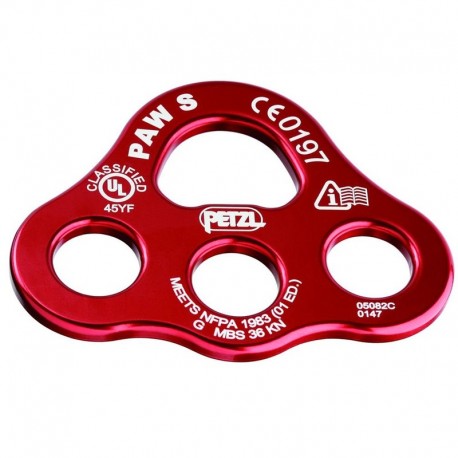 Placa multianclaje pequeña, 36 Kn, Petzl.