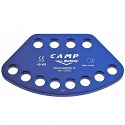 Multiplicador de anclaje de 12 orificios, 45 Kn, Camp Safety.