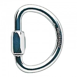 Maillon de aleación de aluminio tipo D, 25 Kn, Petzl.