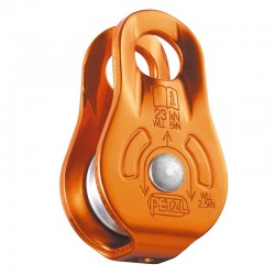 Polea simple de placas laterales fijas, Petzl.