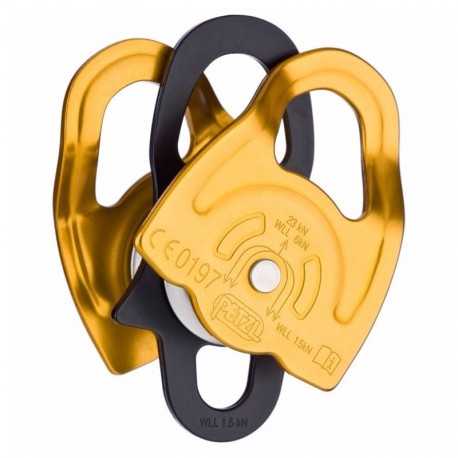 Polea prusik doble ligera y alto rendimiento, Petzl.