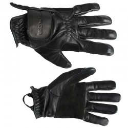 Perfect glove. Guantes de cuero con refuerzo de gamuza, Edelweiss