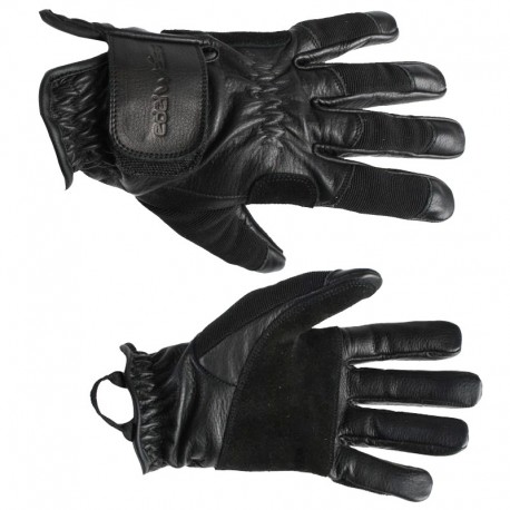 Perfect glove. Guantes de cuero con refuerzo de gamuza, Edelweiss
