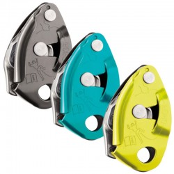 Grigri, descendedor asegurador con frenado asistido, Petzl.