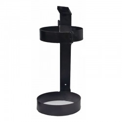 Soporte tipo canasta para extintor de 20 libras, producto nacional.