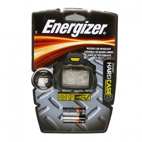 Linterna hard case 4 led manos libres, Energizer.
