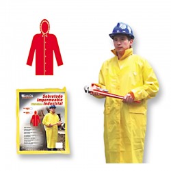 Sobretodo impermeable industrial en PVC, Producto importado.