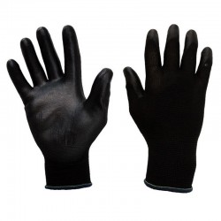 Guantes en algodón recubierto en poliuretano, Producto importado.