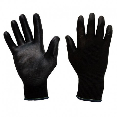 Guantes en algodón recubierto en poliuretano, Producto importado.
