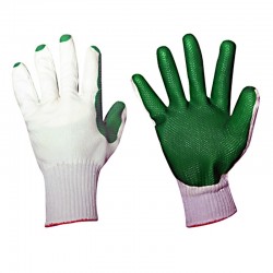 Guantes en nylon recubierto en látex laminado, Producto importado.