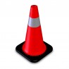 Cono de trafico rígido en pvc x 1 metro, Producto importado.