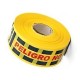 Cinta amarilla peligro - no pase, 100 mts. Producto nacional.