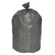 Bolsa gris para residuos reciclables.