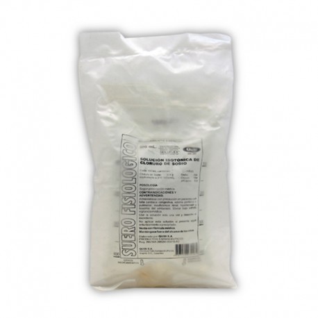 Cloruro de sodio al 9% - bolsa por 250 ml.