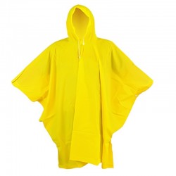 Poncho con capucha en vinilo, Producto importado