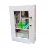 Botiquín gabinete metalico de primeros auxilios, incluye dotación, Health Solutions.